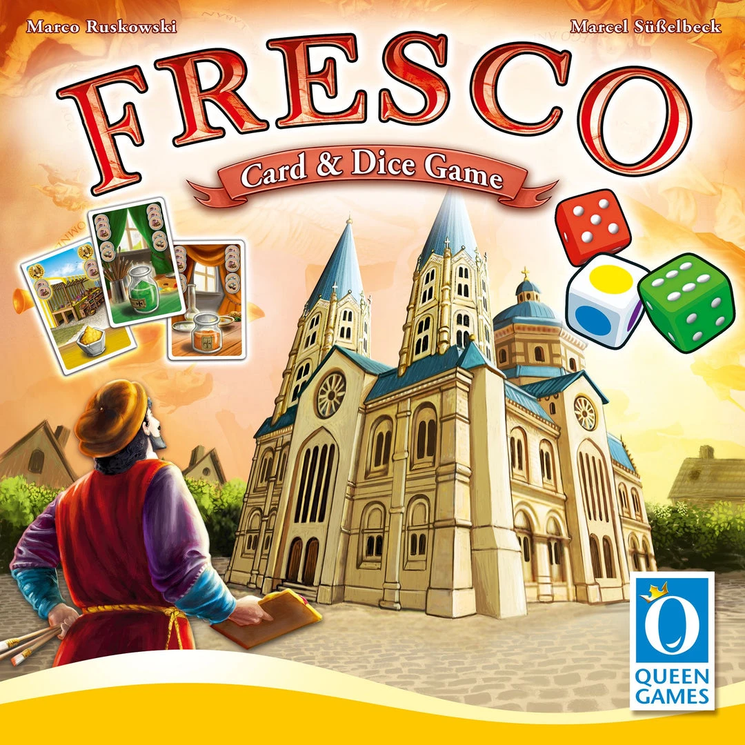 Queen Games Fresco: Card & Dice Game Board Games 1 Queen Games Fresco: Card & Dice Game Board Games