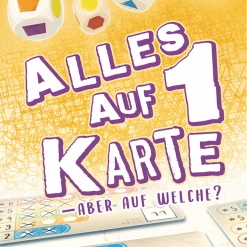 Nürnberger-Spielkarten-Verlag Alles Auf 1 Karte (German Import) Board Games