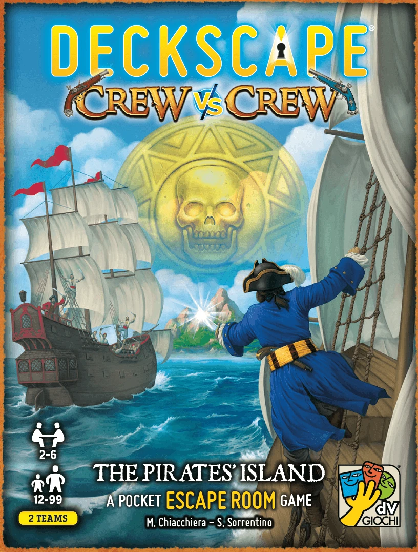 DV Giochi Deckscape Crew Vs Crew: The Pirates' Island Board Games 1 DV Giochi Deckscape Crew Vs Crew: The Pirates' Island Board Games