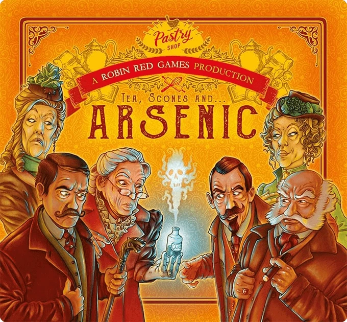 Robin Red Games Tea, Scones, And Arsenic Board Games 1 Robin Red Games Tea, Scones, And Arsenic Board Games