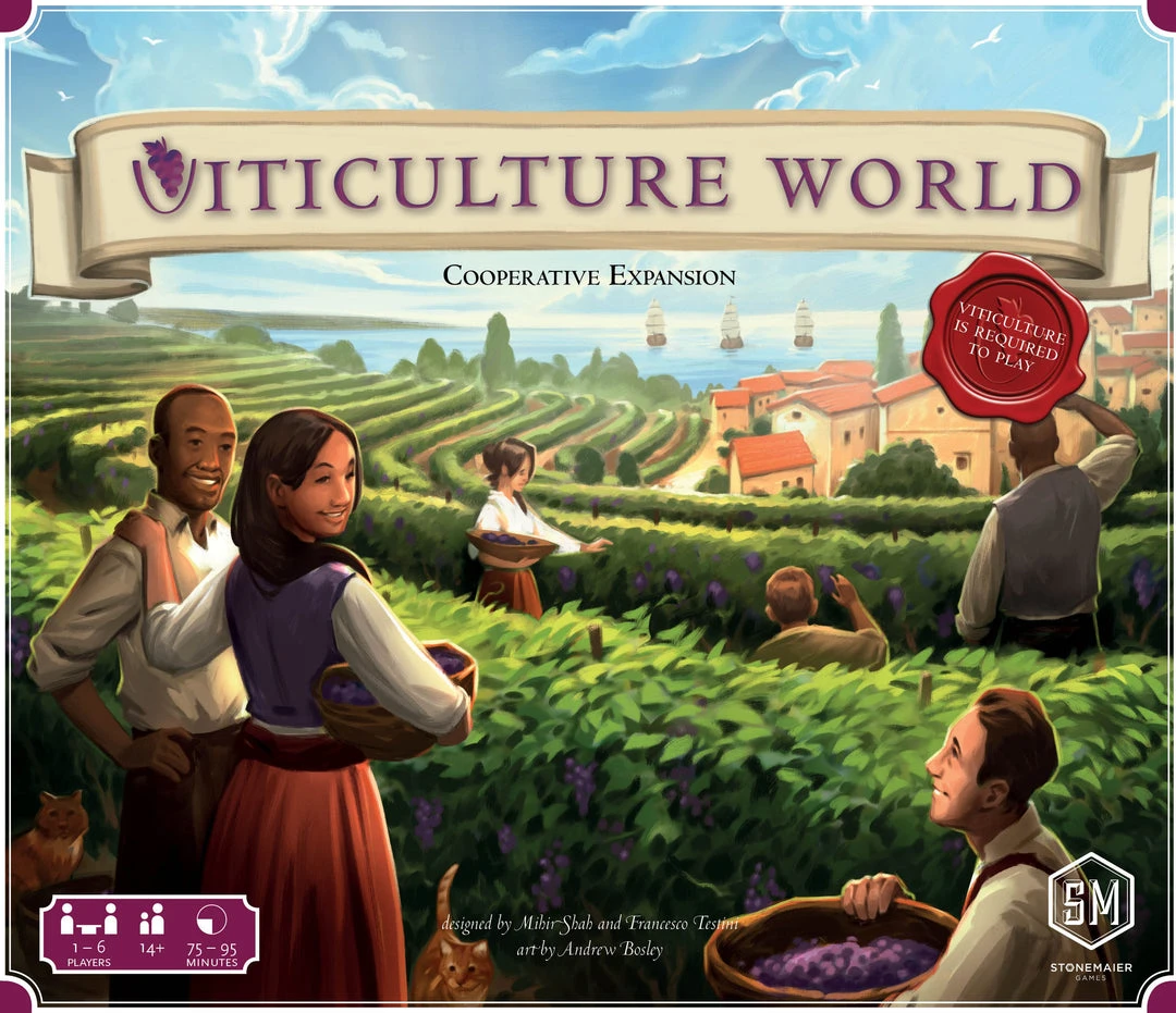 Stonemaier Games Viticulture World: Cooperative Expansion *PRE-ORDER* 1 Stonemaier Games Viticulture World: Cooperative Expansion *PRE-ORDER*