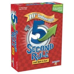 PlayMonster, LLC Board Games 5 Second Rule Anniversary Edition