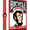 Game Salute Board Games Pixel Lincoln: Bicycle Playing Cards