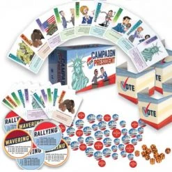 Double Critical LLC Board Games Campaign For President (Deluxe Edition)