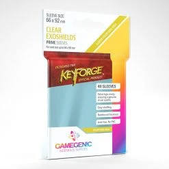 Gamegenic - Keyforge Exoshields Sleeves - Clear Jun 13-19, 2022