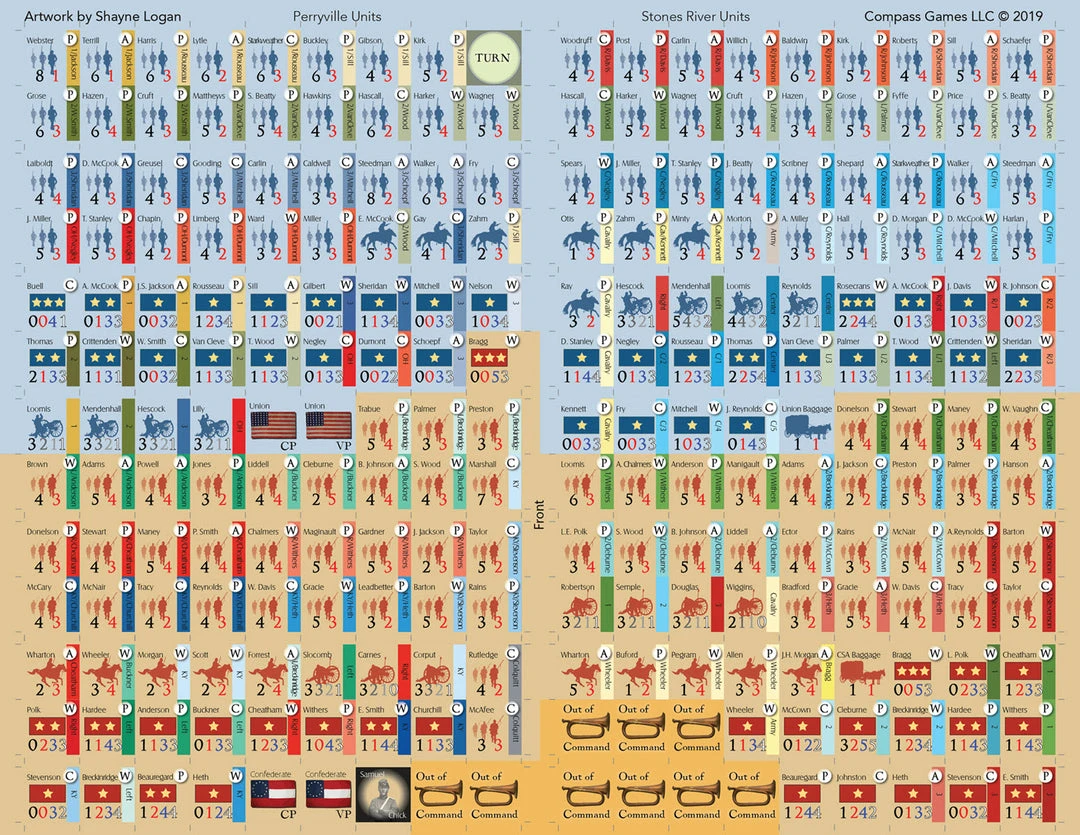 Compass Games Board Games Rally 'Round The Flag: Battles Of Perryville And Stones River 2 Compass Games Board Games Rally 'Round The Flag: Battles Of Perryville And Stones River