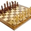We Games Chess Set, 15" Walnut, 3.75" King