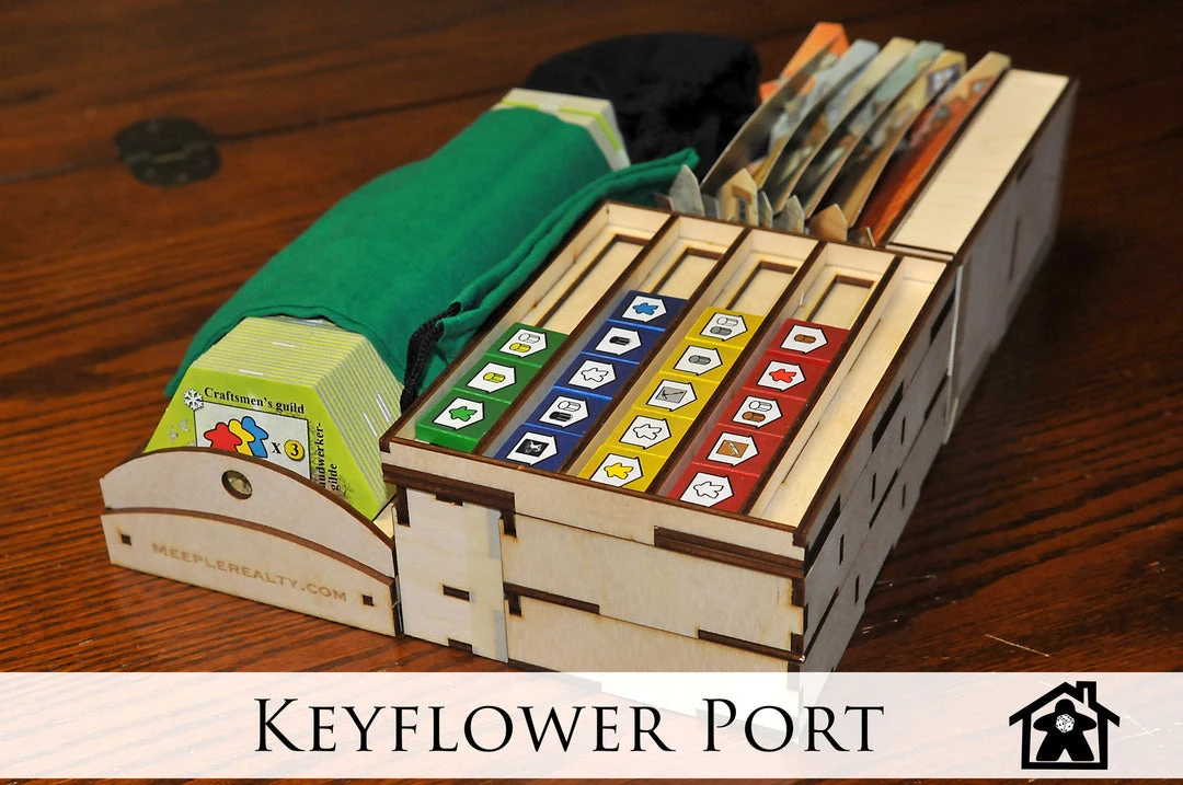 Meeple Realty - Keyflower Port (Compatible With KEYFLOWER™) 1 Meeple Realty - Keyflower Port (Compatible With KEYFLOWER™)