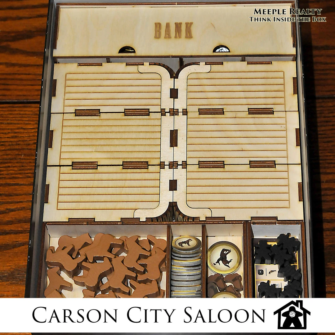 Meeple Realty - Carson City Saloon (Compatible With CARSON CITY: BIG BOX™) *PRE-ORDER* 3 Meeple Realty - Carson City Saloon (Compatible With CARSON CITY: BIG BOX™) *PRE-ORDER*