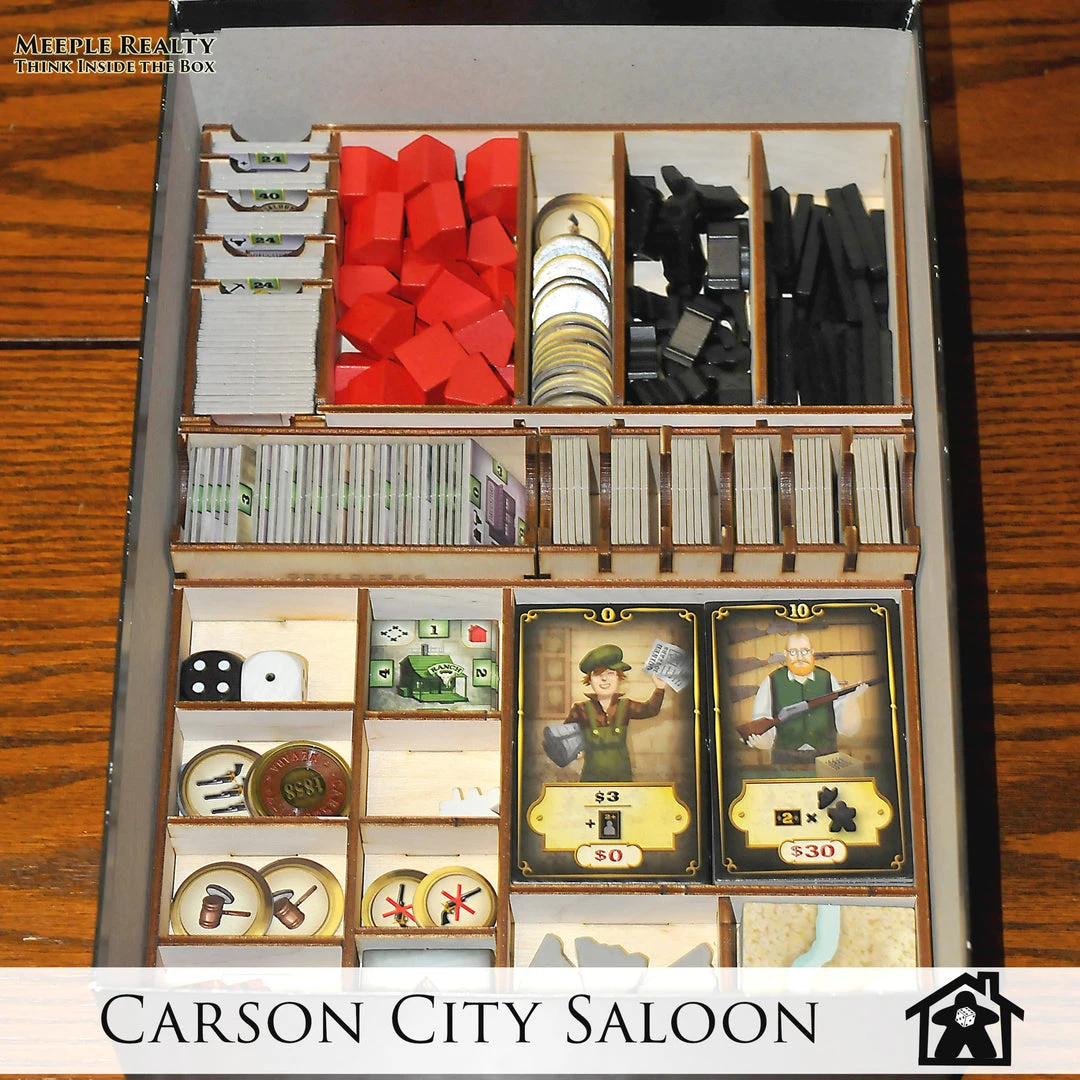 Meeple Realty - Carson City Saloon (Compatible With CARSON CITY: BIG BOX™) *PRE-ORDER* 5 Meeple Realty - Carson City Saloon (Compatible With CARSON CITY: BIG BOX™) *PRE-ORDER*