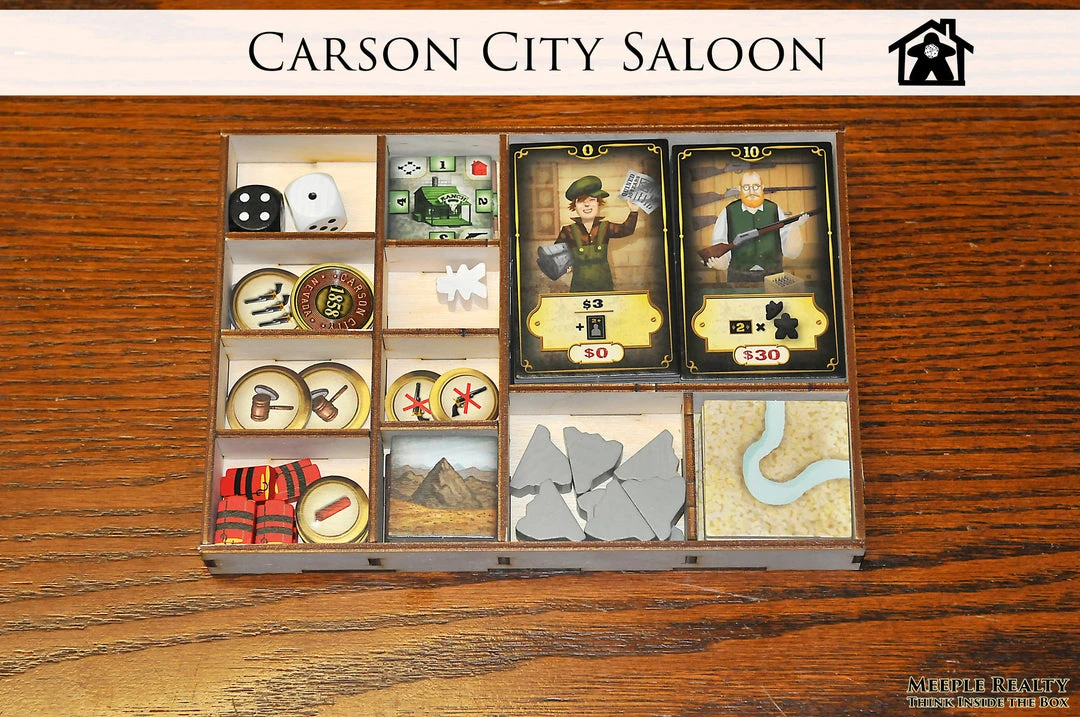 Meeple Realty - Carson City Saloon (Compatible With CARSON CITY: BIG BOX™) *PRE-ORDER* 6 Meeple Realty - Carson City Saloon (Compatible With CARSON CITY: BIG BOX™) *PRE-ORDER*