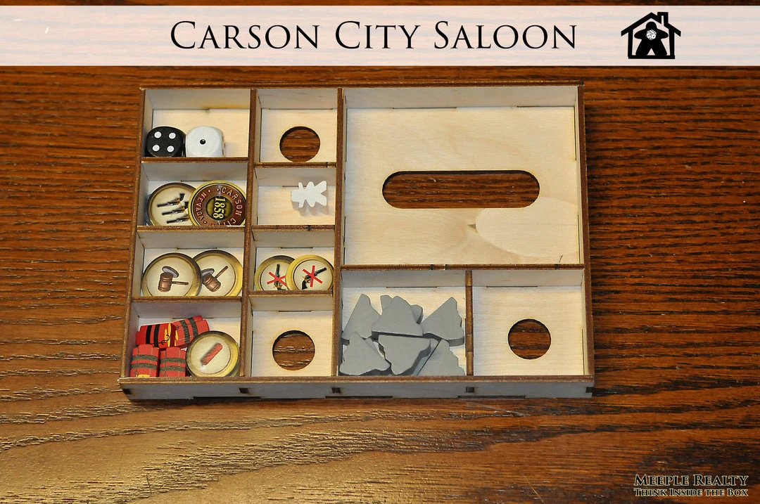 Meeple Realty - Carson City Saloon (Compatible With CARSON CITY: BIG BOX™) *PRE-ORDER* 7 Meeple Realty - Carson City Saloon (Compatible With CARSON CITY: BIG BOX™) *PRE-ORDER*