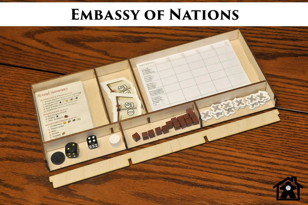 Meeple Realty - Embassy Of Nations (compatible With NATIONS™) 4 Meeple Realty - Embassy Of Nations (compatible With NATIONS™)