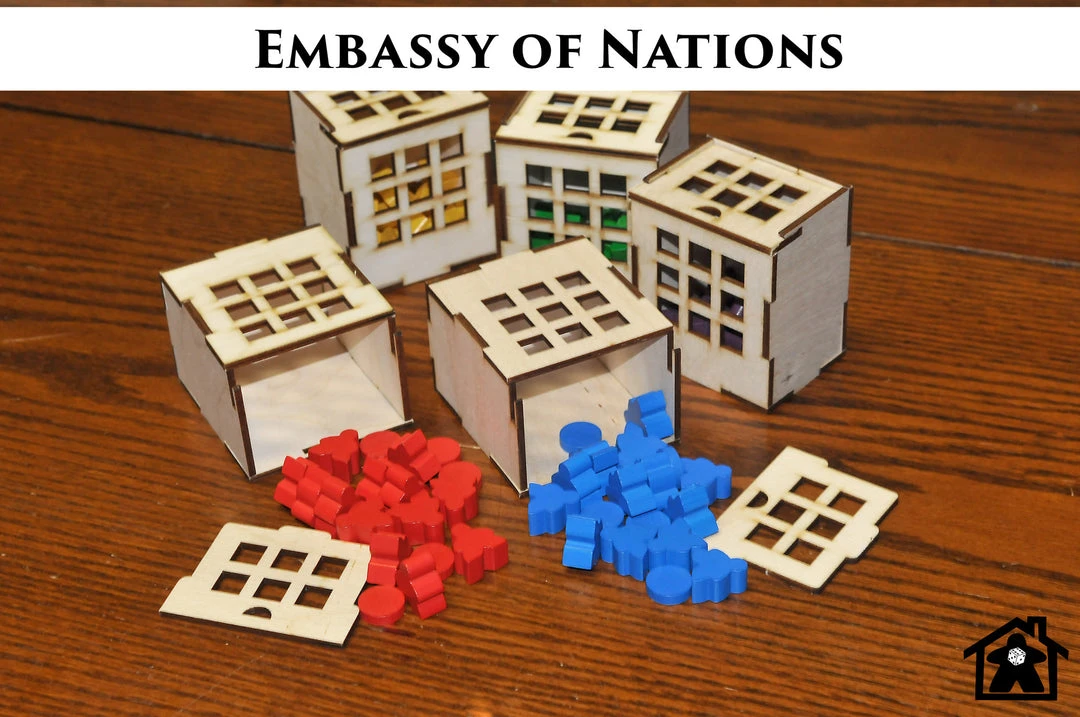 Meeple Realty - Embassy Of Nations (compatible With NATIONS™) 5 Meeple Realty - Embassy Of Nations (compatible With NATIONS™)