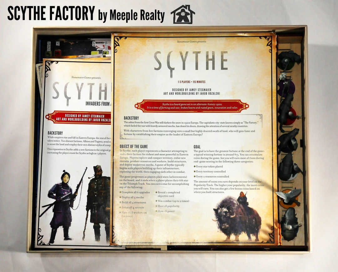 Meeple Realty - Scythe Factory (Compatible With SCYTHE™) 3 Meeple Realty - Scythe Factory (Compatible With SCYTHE™)