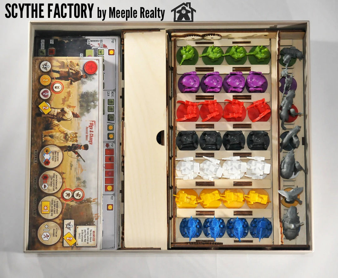 Meeple Realty - Scythe Factory (Compatible With SCYTHE™) 4 Meeple Realty - Scythe Factory (Compatible With SCYTHE™)
