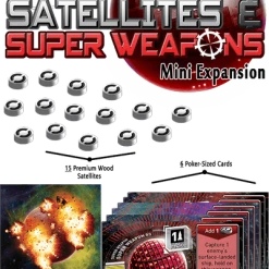 Gamelyn Games Tiny Epic Galaxies: Satellites & Super Weapons Mini Expansion