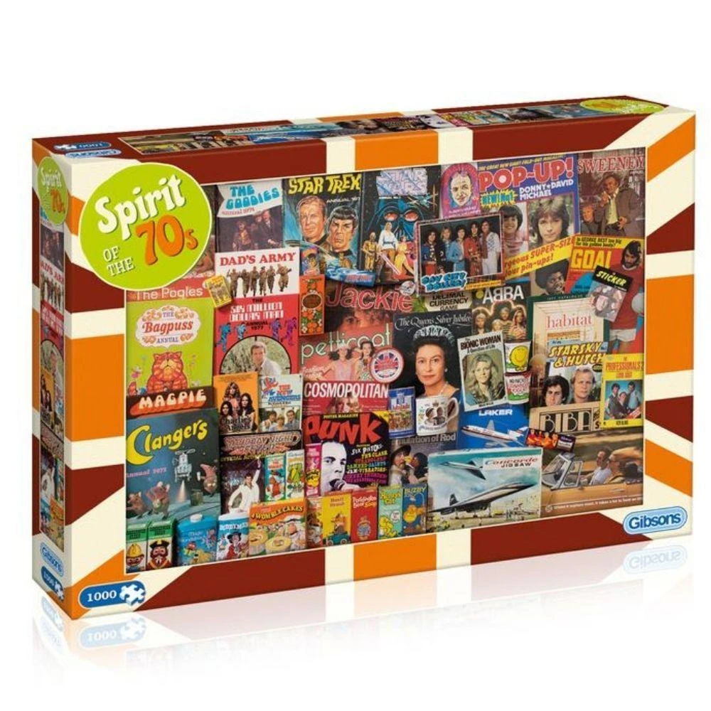 Puzzle - Gibsons - Spirit Of The 70s (1000 Pieces) All Sale Items 1 Puzzle - Gibsons - Spirit Of The 70s (1000 Pieces) All Sale Items