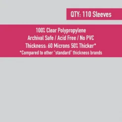 Sleeve Kings - Super Large Sleeves (110 Pack)