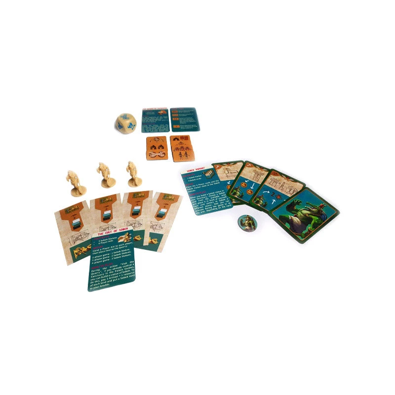 Mojito Studios Board Games Cleopatra And The Society Of Architects: Deluxe Edition Expansion Sets - The Whims Of Cleopatra, The Cult Of Sobek And The Sobek Variant 1 Mojito Studios Board Games Cleopatra And The Society Of Architects: Deluxe Edition Expansion Sets - The Whims Of Cleopatra, The Cult Of Sobek And The Sobek Variant
